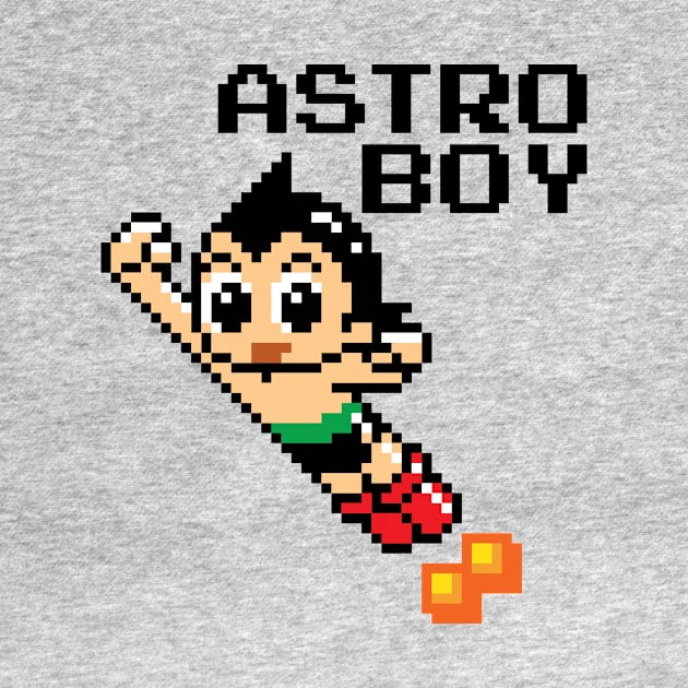 Astro Boy Pixel Character by Rebus28